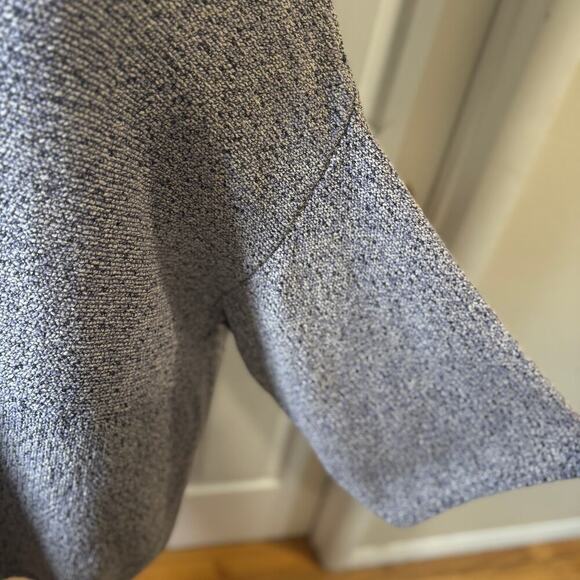 PureJill Mixed Yarn Crew Neck Kimono Pullover Sweater Black/Lavender XLarge - Picture 4 of 10